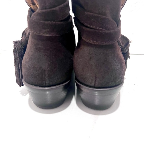 Sofft western fringe Tamala Tassel Ankle Boots 8 - Picture 9 of 11